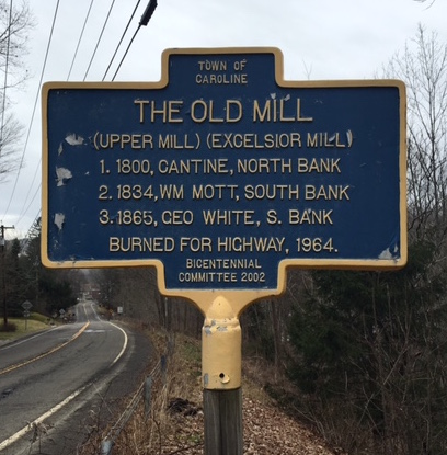 Old Mill historic marker