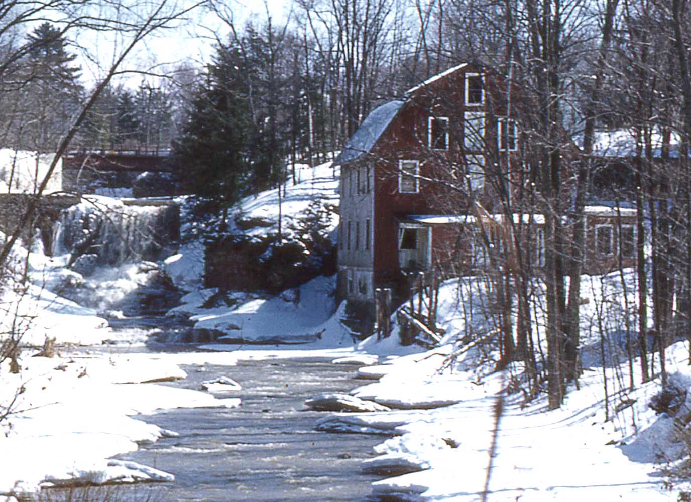 The Old Mill and Vorhis' Falls